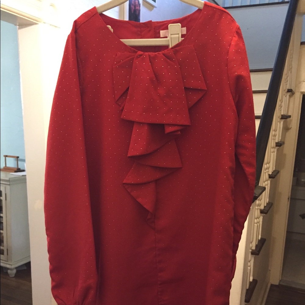 Janie and Jack red dress size 12